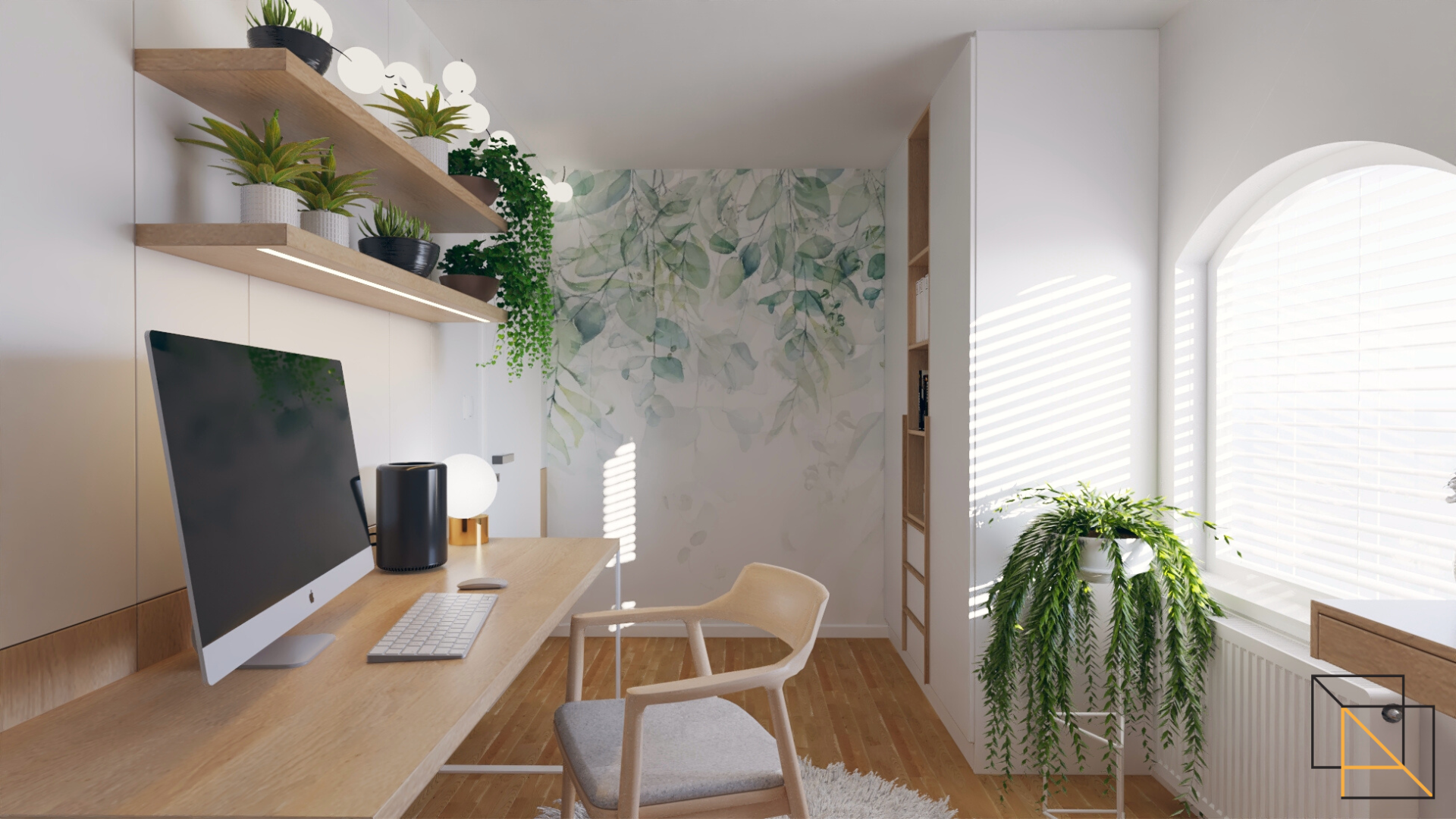 anane_wood_plants_bed_room_design
